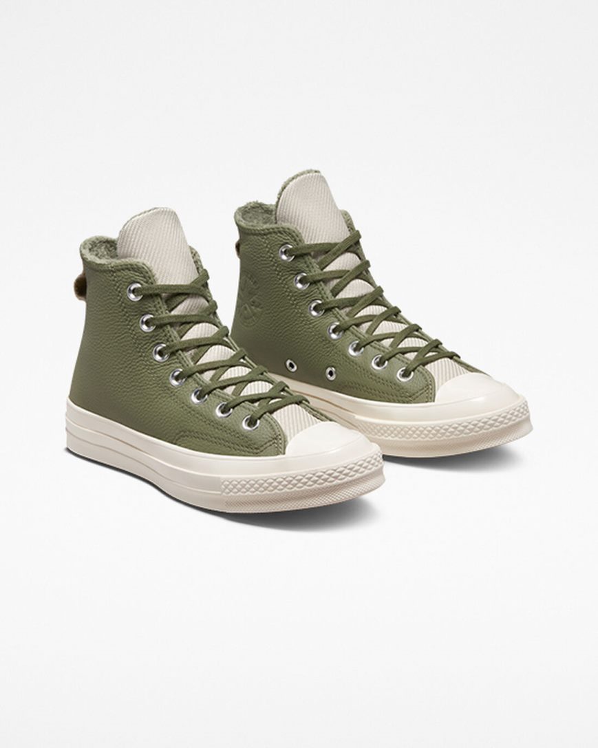 Tenisi Inalti Dama Converse Chuck 70 Counter Climate Masline Verzi | RO 13KDVX659